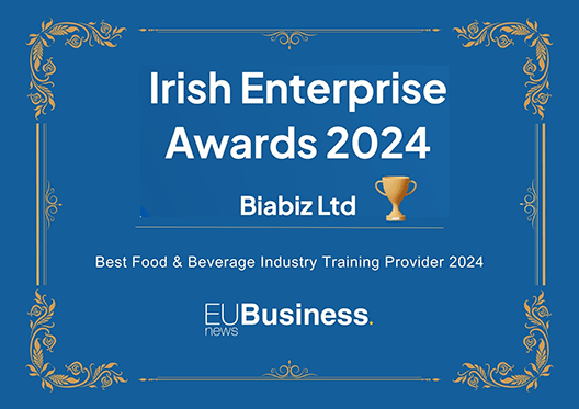 Irish Enterprise Awards 2024 - Best Food & Beverage Industry Training Provider 2024